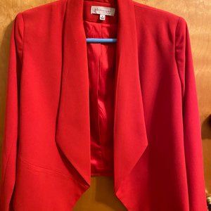 Red Short Blazer Jacket